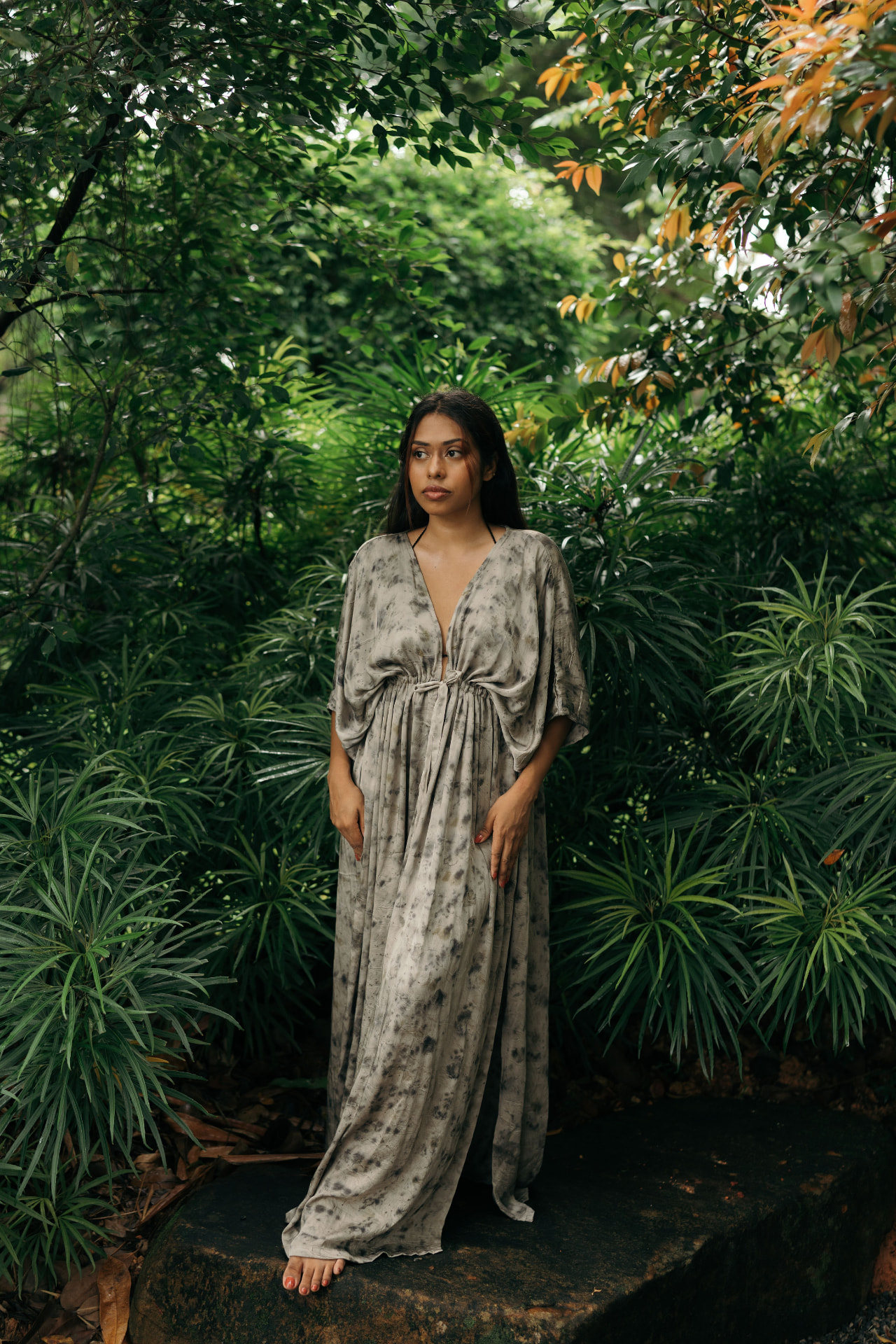 Midnight Bloom Kaftan